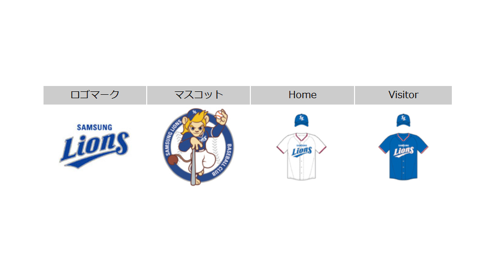 値下げ！◇韓国プロ野球「サムスン・ライオンズ」実着用ユニ