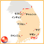 韓国本拠地マップ